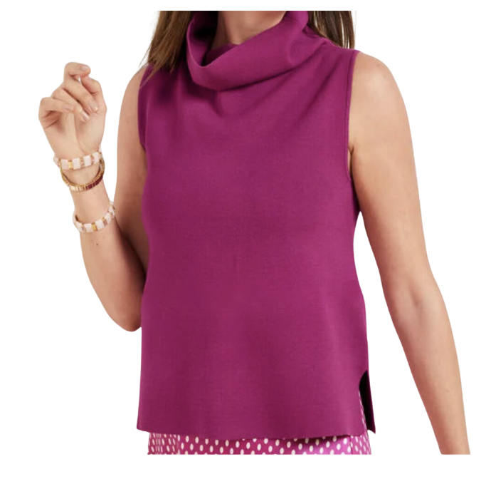Cowl-Neck Sweater Shell